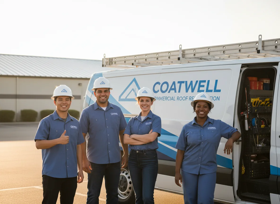 Commercial roof coating company in Redgranite, WI
